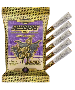 Sluggers Hit Grapes & Cream Hybrid Mini Blunt 5-Pack
