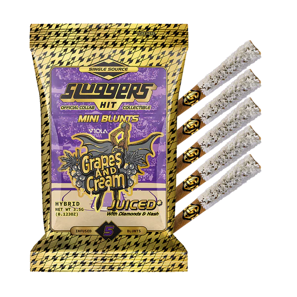 Sluggers Hit Grapes & Cream Hybrid Mini Blunt 5-Pack