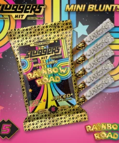Sluggers Hit Rainbow Road Sativa Mini Blunt 5-Pack