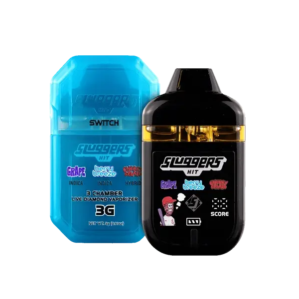 Sluggers Hit Grape x Berry Breeze x Cherry Gelato Super Switch Vape